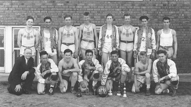 [BHS boys basketball 1942-43]