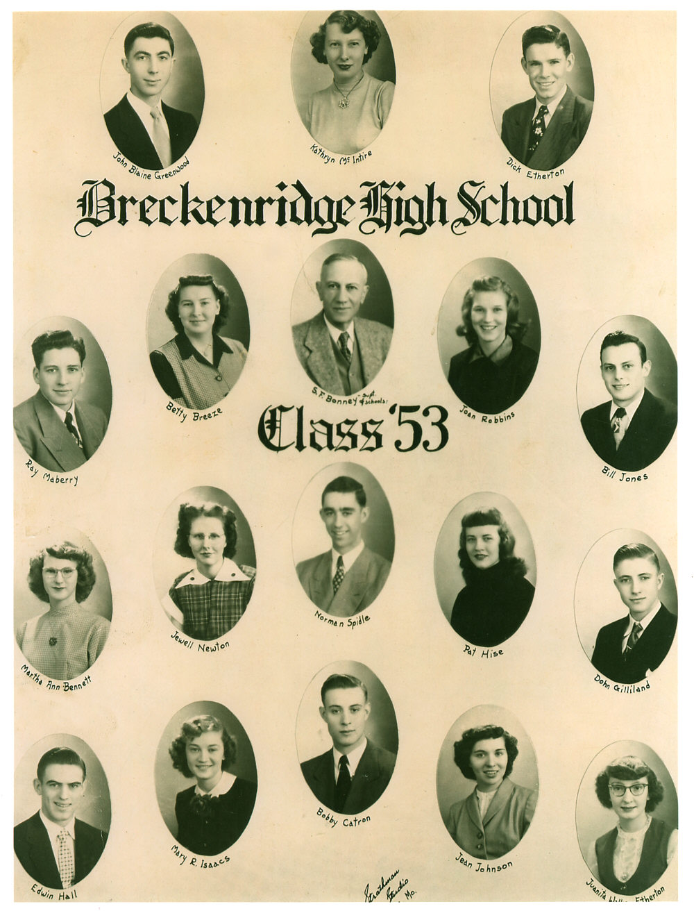 [Breckenridge High School 1953]