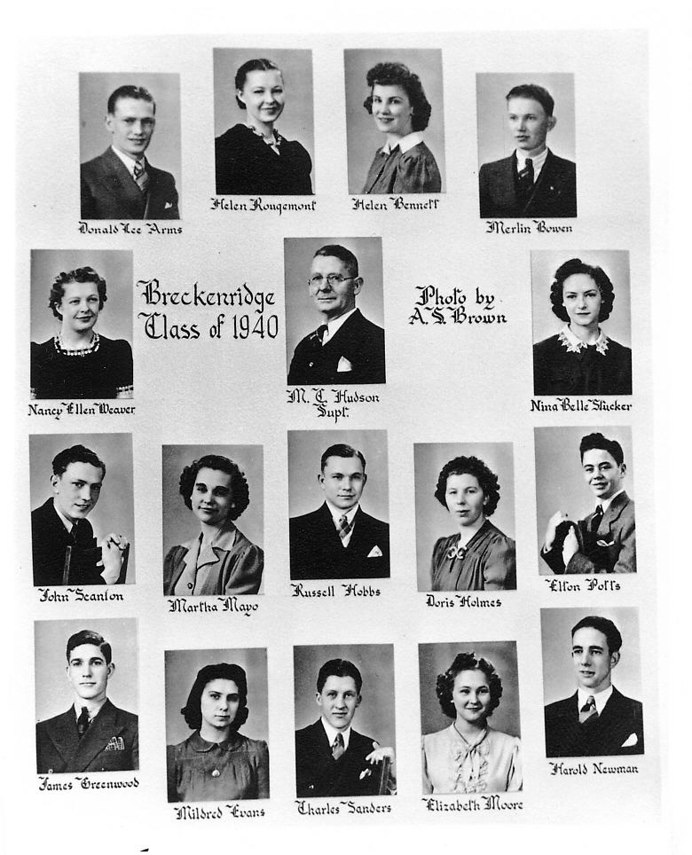 [Breckenridge High School 1940]