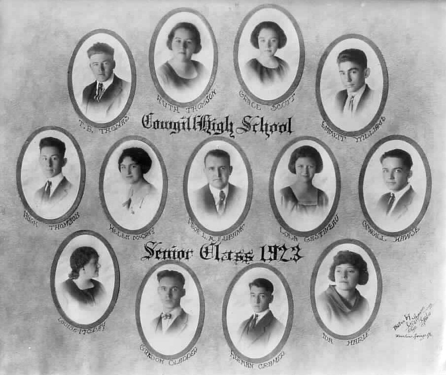 [Cowgill School, Class of 1923]