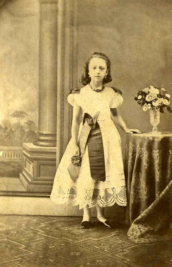 [Old English cousin Mary Ann, age 11]