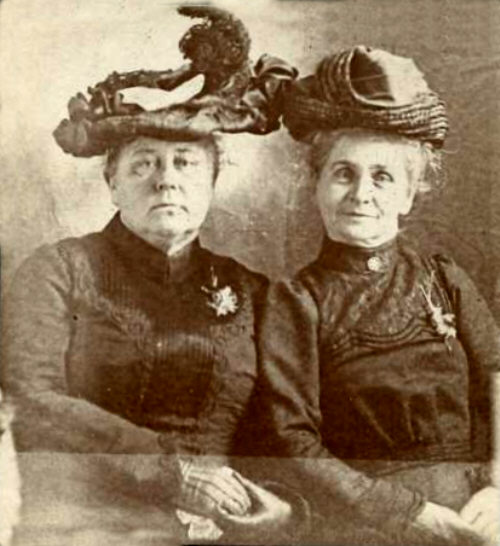 [Aunt Vira Smith and Clate Smith's first wife]