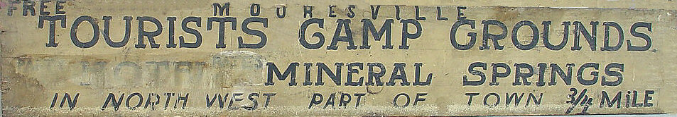 [Mineral Springs Sign]