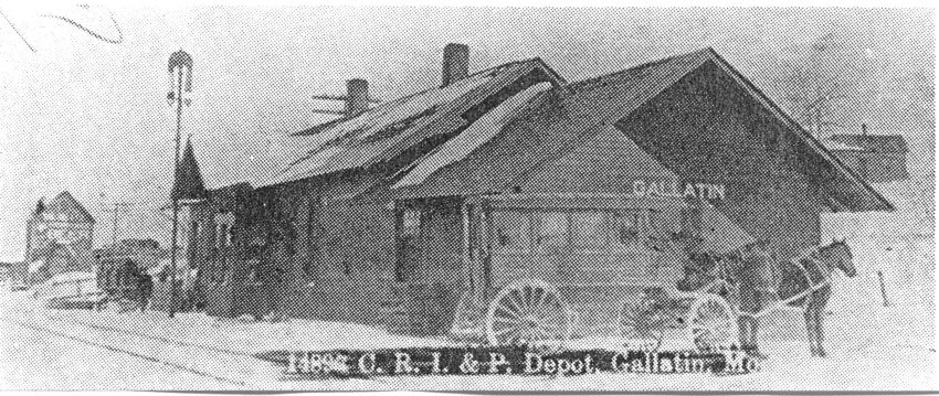 [Rock Island depot at Gallatin, Missouri]