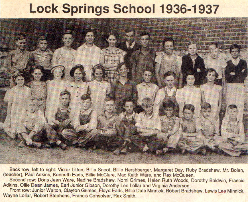 [Lock Springs School 1936-37]