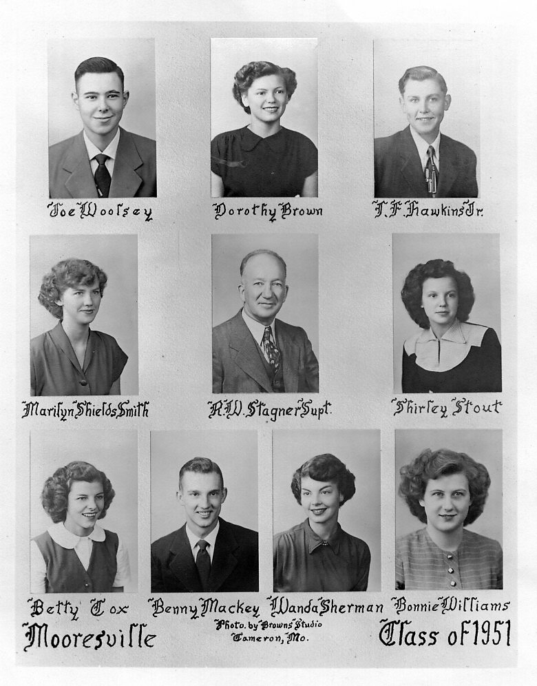 [Mooresville High School 1951]