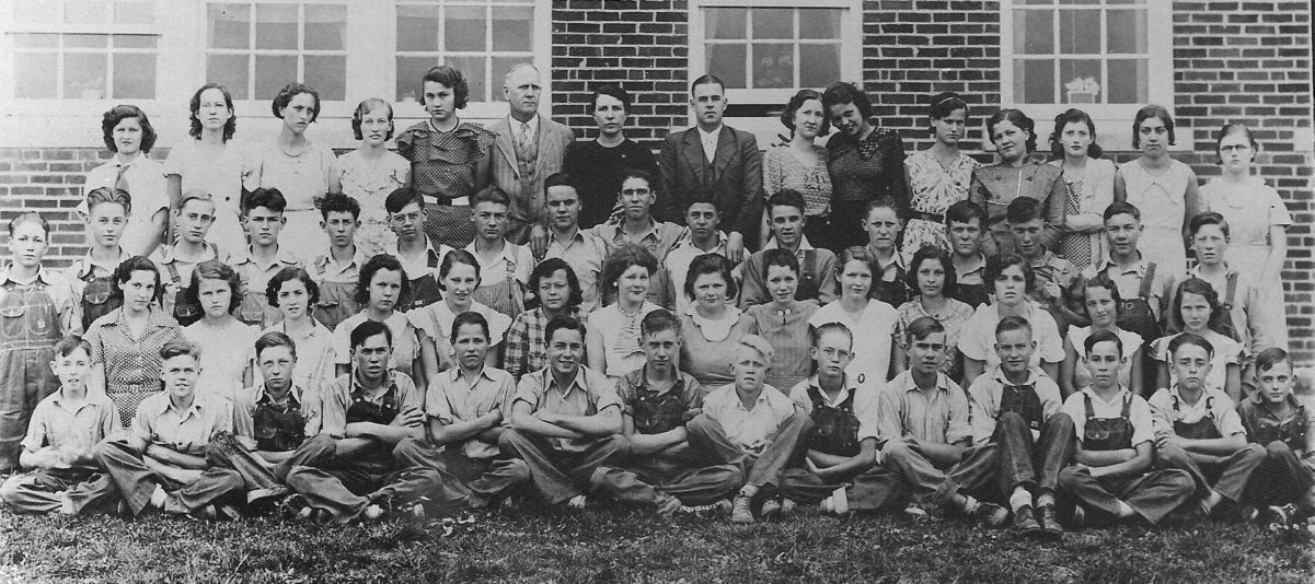 [Mooresville High School classes in 1935]
