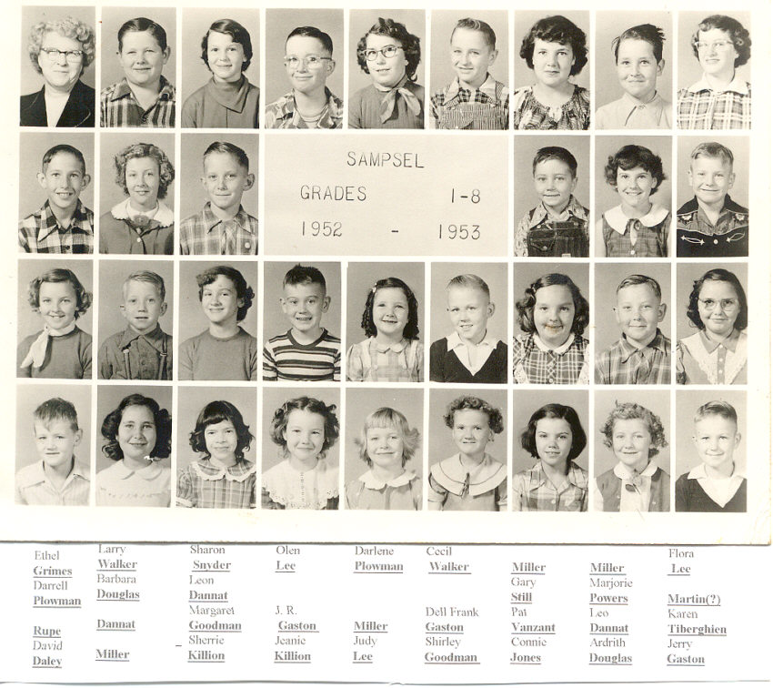 [Sampsel Grade School 1952-1953]